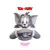 Soap Studio – Tom and Jerry Burger Vinyl Figure Grey Colour Ver. (Winter Exclusive) CA101G