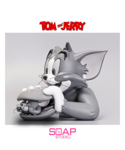 Soap Studio – Tom and Jerry Burger Vinyl Figure Grey Colour Ver. (Winter Exclusive) CA101G