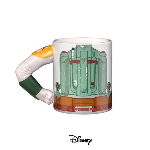 Buy online mug store Star Wars Boba FET 3D Mug, Ceramic, Green in kuwait