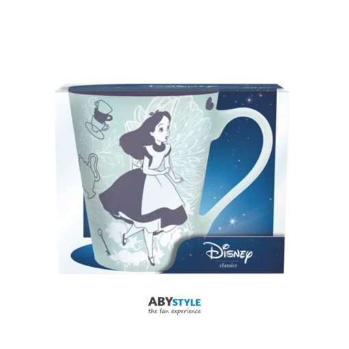 DISNEY Tea mug Alice in Wonderland Alice & Cheshire Cat 2