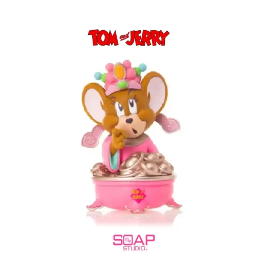 JERRY MOUSE GOD OF WEALTH (PINK VER.) STATUE - TOM AND JERRY - SOAP STUDIOS