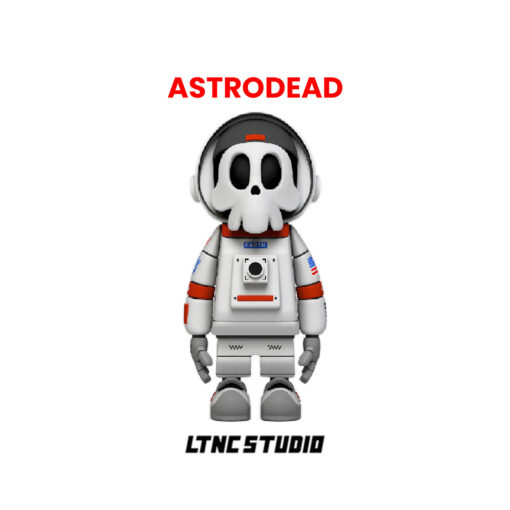 ASTRODEAD ART TOY - WHITE