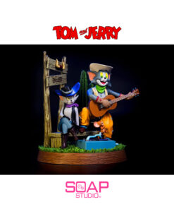 Tom and Jerry Cowboy Statue