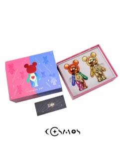 COSMOS ART 2PCS Interstellar Bear Mixed Color Toys Decorate Gifts For Lover