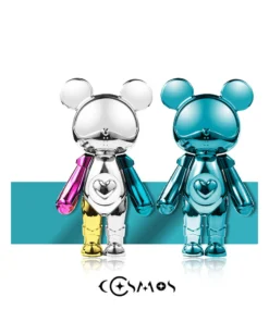 COSMOS ART 2PCS Interstellar Bear Mixed Color Toys Decorate Gifts For Lover