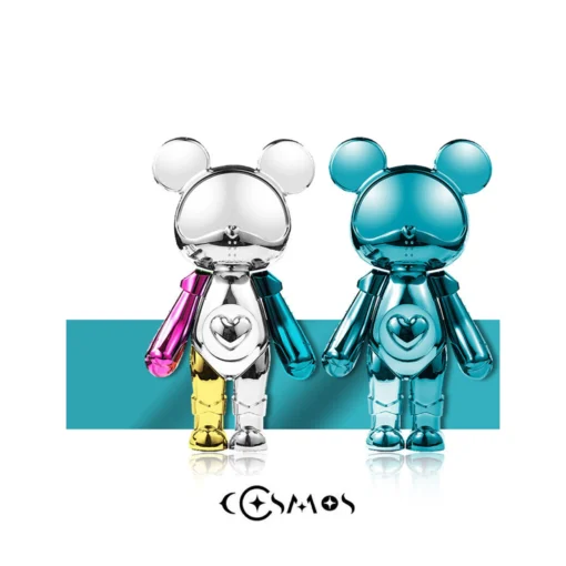 COSMOS ART 2PCS Interstellar Bear Mixed Color Toys Decorate Gifts For Lover