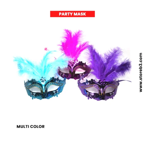 Buy online Eye Mask Princess Feather Rhinestone - Party Mask in Kuwait - 2