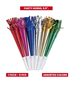 online Party horns 9.5 inch asorted colors sales in kuwait