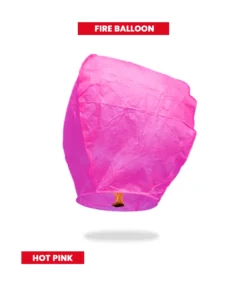 SKY LANTERNS (Hot Air Balloon) - HOT PINK
