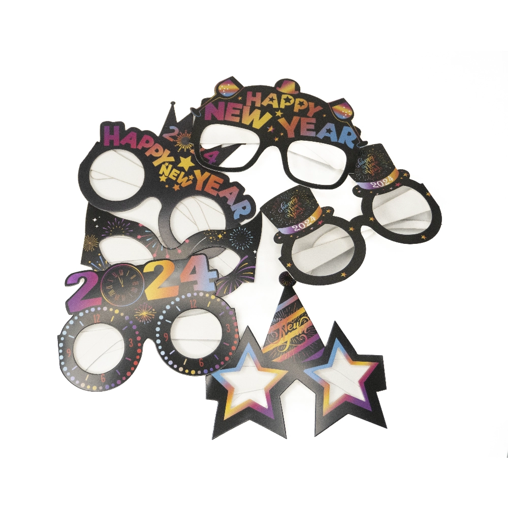 HAPPY NEW YEAR PAPER BOOTH GLASSES 2024 B3 STORE   2024 PAPER GLASS.webp