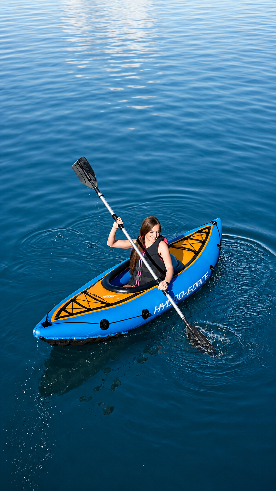 BESTWAY INFLATABLE KAYAK COVE CHAMPION - 1 PERSON