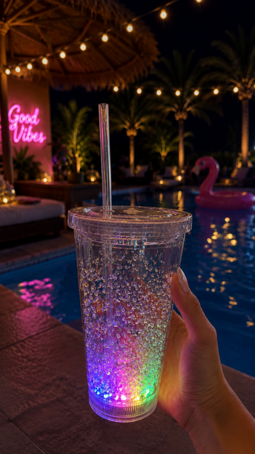 LED Cool Party Freezer Tumbler