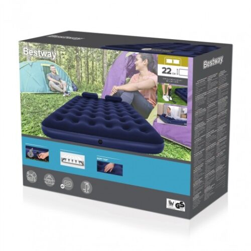 BESTWAY QUEEN AIR MATTRESS WITH TWO PILLOWS - Image 4