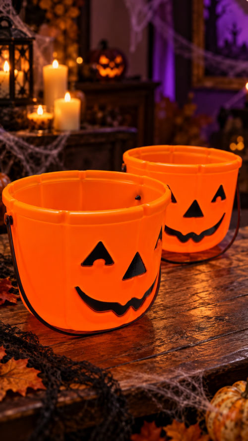 Halloween Pumpkin Candy Bucket