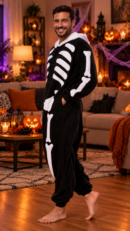 Halloween Skeleton Jumpsuit