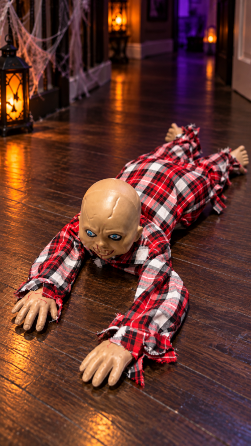 Alternative view of Animated Creepy Crawling Zombie Baby