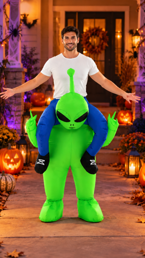 Halloween Adult Inflatable Alien Suit