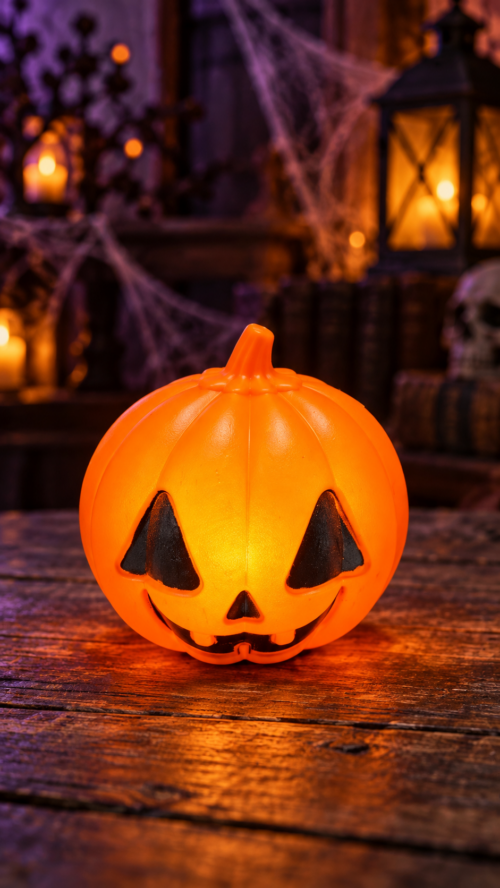 Mini Pumpkin Light Decor