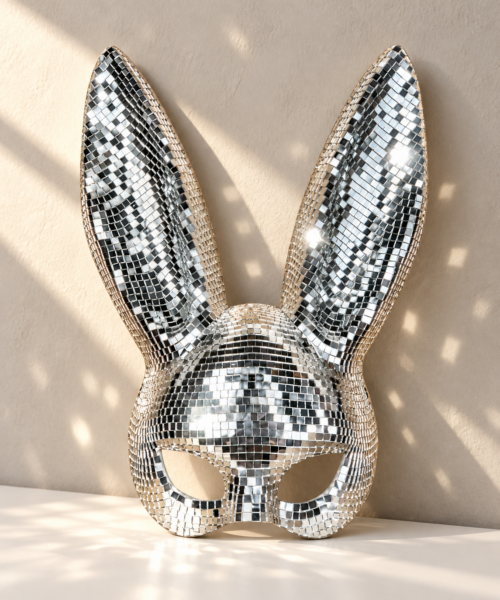 Rabbit Ear Disco Mask - Image 3