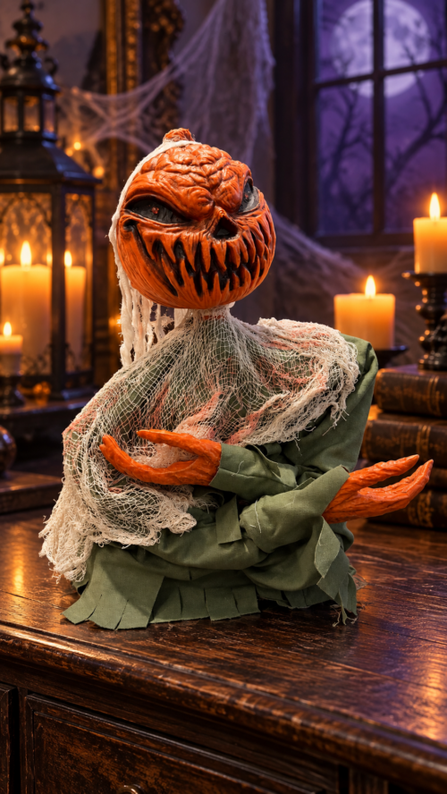 Halloween Scary Pumpkin Decor