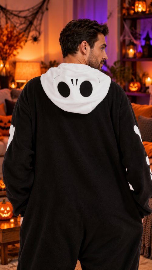 Halloween Skeleton Jumpsuit - Image 3