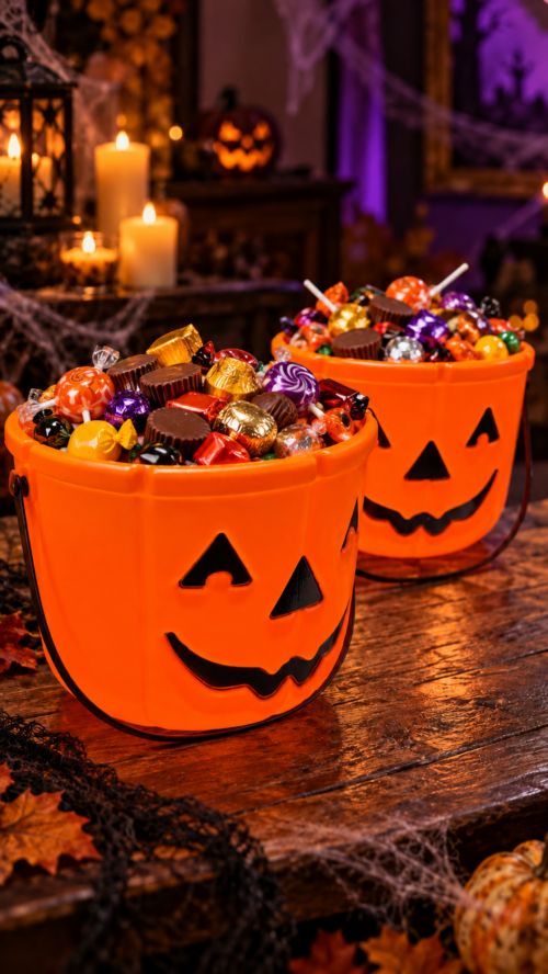 Alternative view of Halloween Pumpkin Candy Bucket