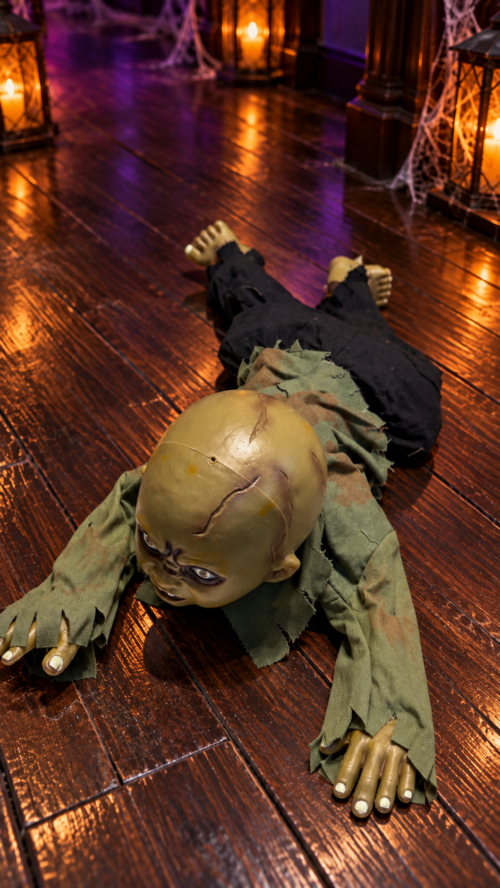 Alternative view of Animated Creepy Crawling Zombie Baby