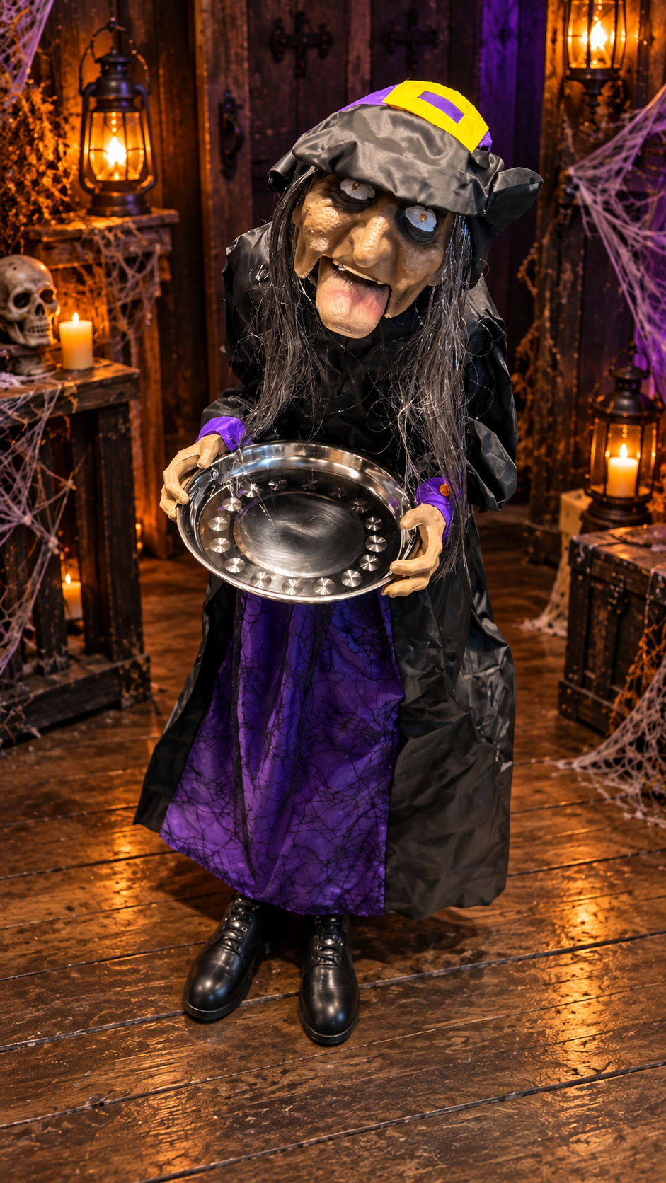 Animated Halloween Witch