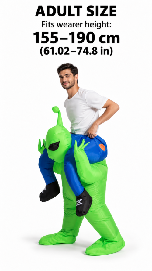 Alternative view of Halloween Adult Inflatable Alien Suit