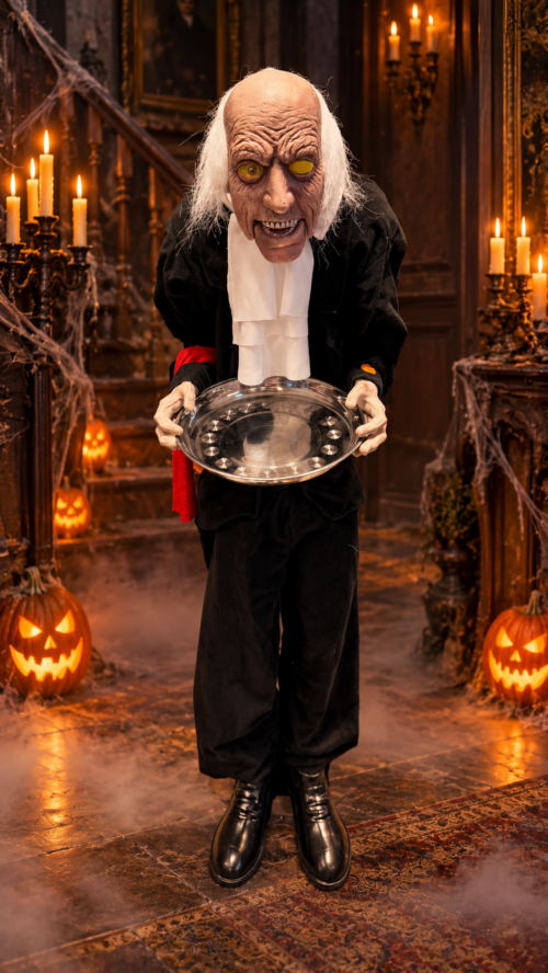 Halloween Scary Old Man Butler