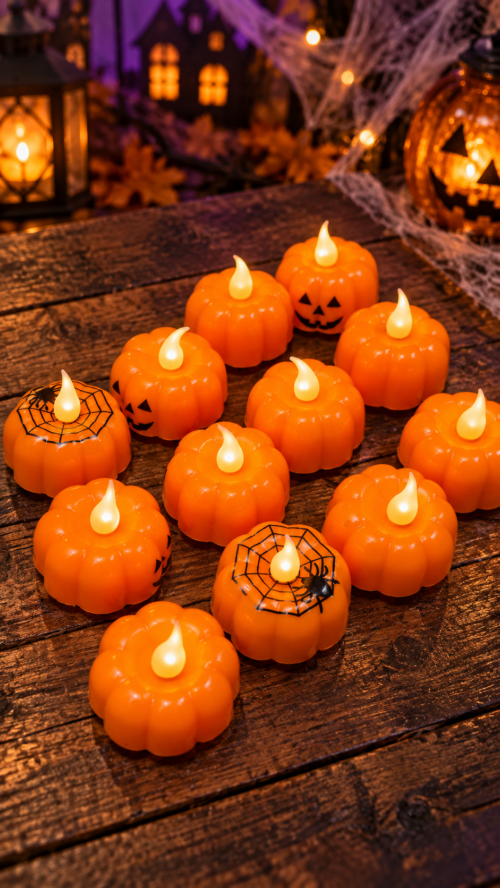 Halloween Mini Pumpkin Candles